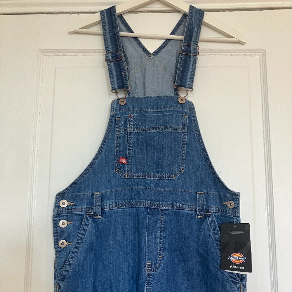 Dickies Relaxed Fit Denim Overalls NWT